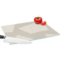 KitchenYeah Glazen Snijplank - 39x28 - Terrazzo - Abstract - Pastel - Patronen - Snijplanken Glas