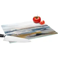 KitchenYeah Glazen Snijplank - 39x28 - Olieverf - Schilderij - Abstract - Snijplanken Glas