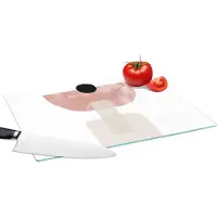 KitchenYeah Glazen Snijplank - 39x28 - Pastel - Abstract - Design - Snijplanken Glas