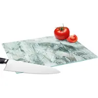 KitchenYeah Glazen Snijplank - 28x20 - Tuindecoratie - Verf - Abstract - Snijplanken Glas