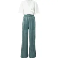 About You Jumpsuit 'Josy' donkergroen / wit