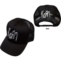 Rock Off Korn - Sonic Silver Logo Trucker pet - Zwart