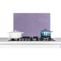 KitchenYeah Spatscherm keuken 70x50 cm - Kookplaat achterwand Paars - Beton print - Muur - Muurbeschermer - Spatwand fornuis - Hoogwaardig aluminium