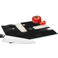KitchenYeah Glazen Snijplank - 28x20 - Abstract - Pastel - Minimalisme - Snijplanken Glas