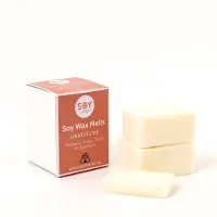Soylites , Gratitude; Patchouli, Oudh, Neroli & Peppermint. 100% natuurlijke waxmelts. Sojawas met essentiele olie. 80 uur