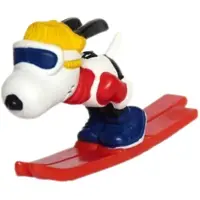 Schleich Skispringer / skischans Snoopy / Peanuts - speelfiguurtje en taarttopper - - ca. 7 cm