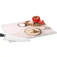 KitchenYeah Glazen Snijplank - 39x28 - Gebak - Kruiden - Fruit - Apfelstrudel - Snijplanken Glas