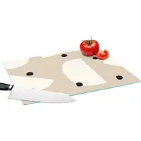 KitchenYeah Glazen Snijplank - 39x28 - Pastel - Abstract - Design - Snijplanken Glas