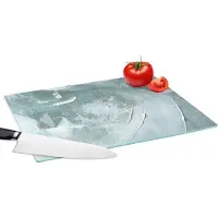 KitchenYeah Glazen Snijplank - 39x28 - Acrylverf - Abstract - Design - Snijplanken Glas