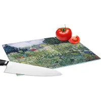 KitchenYeah Glazen Snijplank - 28x20 - Marguerite Gachet in de tuin - Vincent van Gogh - Snijplanken Glas