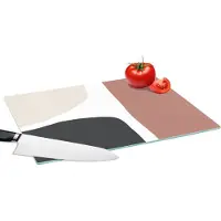 KitchenYeah Glazen Snijplank - 39x28 - Pastel - Abstract - Design - Snijplanken Glas