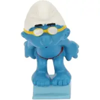 Schleich Zwemmende smurf - op startblok - 5,5 cm