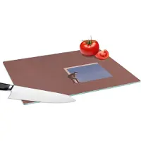 KitchenYeah Glazen Snijplank - 39x28 - Man - Vintage - Design - Snijplanken Glas