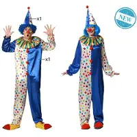 Atosa Harlekijn Clown Kostuum