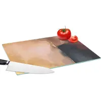 KitchenYeah Glazen Snijplank - 39x28 - Abstract - Verf - Pastel - Snijplanken Glas