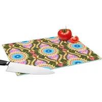 KitchenYeah Glazen Snijplank - 39x28 - Design - Orient - Retro - Snijplanken Glas