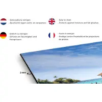KitchenYeah Spatscherm keuken 120x80 cm - Kookplaat achterwand Zee - Pier - Bar - Muurbeschermer - Spatwand fornuis - Hoogwaardig aluminium
