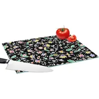 KitchenYeah Glazen Snijplank - 39x28 - Patronen - Bloemen - Lente - Snijplanken Glas