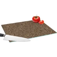 KitchenYeah Glazen Snijplank - 39x28 - Graniet - Steen - Design - Snijplanken Glas