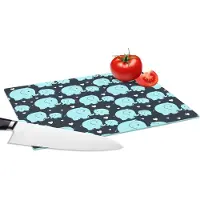KitchenYeah Glazen Snijplank - 28x20 - Patronen - Olifant - Hart - Snijplanken Glas
