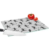 KitchenYeah Glazen Snijplank - 39x28 - Voetbal - Sport - Patronen - Snijplanken Glas