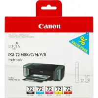 Canon Inktcartridge PGI-72MBK/C/M/Y/R 5-kleuren Multipack