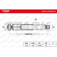 Stark SKSA-0133444 Schokdemper