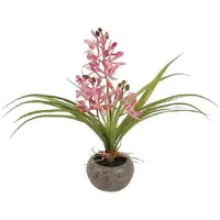 Countryfield -kunstplant-orchidee-roze-37 cm hoog