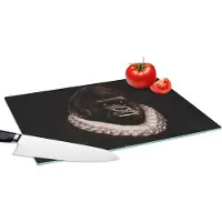 KitchenYeah Glazen Snijplank - 39x28 - Schilderij - Aap - Oude meesters - Snijplanken Glas