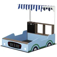 AIYAPLAY zandbak - met zonnescherm - zitbank - uv-bestendig