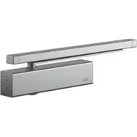 Axa 7511 deurdranger met glijarm duwzijde sluitkracht 3-6 - aluminiumgrijs