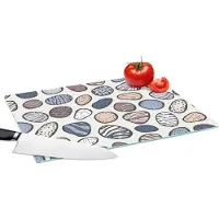 KitchenYeah Glazen Snijplank - 39x28 - Stenen - Patronen - Zen - Snijplanken Glas