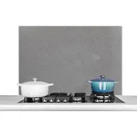 KitchenYeah Spatscherm keuken 100x65 cm - Kookplaat achterwand Beton - Licht - Stippen - Grind - Muurbeschermer - Spatwand fornuis - Hoogwaardig aluminium