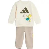 Adidas Trainingspak 'The Simpsons' sand / geel / olijfgroen / wolwit
