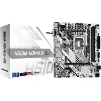 Asrock 90-MXBM50-A0UAYZ H610M HDV Micro ATX Moederbord met DDR5 Ondersteuning