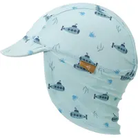 Fresk UV 50+ Zonnehoed voor kinderen 74 – Beschermende Reishoed – Hoofdbescherming Jongens - Blauw - Submarine