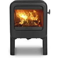 Dovre ROCK350TB Eigentijdse, robuuste houtkachel op tablet