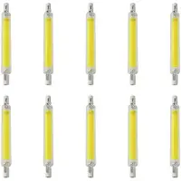 Avide LED Staaflamp R7s Helder - 2W 200lm 3000K - Warmwit - Vervangt 21W - 10 stuks