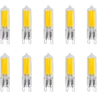 Avide G9 LED Insteeklamp 5W 220-240V - 3000K - 500lm - LED Lampjes Insteek - Warm wit licht - Vervangt 42W lamp - 10 stuks