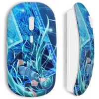 MANIACASE Draadloze muis - - Miku Hatsune - Compatibel met Mac en PC - Wi-Fi USB-stick - Kleur Blauw
