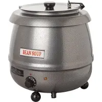 Bistro soepketel - 10 liter, rustiek grijs