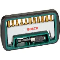 Bosch 2608255990 12-delige Titanium Bitset met magnetische bithouder - 25mm