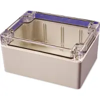 Hammond Electronics 1554F2GYSL Universele behuizing 120 x 90 x 60 Polycarbonaat Grijs 1 stuk(s)