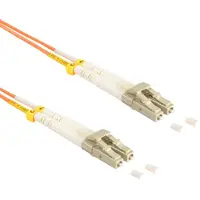 S-Impuls LC/UPC Duplex optical fiber kabel | OM2 | LSZH | oranje | 3 meter