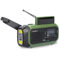 Nedis noodradio met zaklamp | DAB+ en FM | 8W