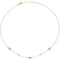 Jackie 14K Gold Dalí ketting van 14 karaat geelgoud
