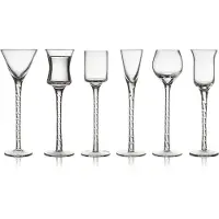 Lyngby Glas Rom borrelglas 2,5-5 cl 6-delig Transparant