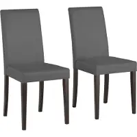 Notio Living Lucca-Eetkamerstoel - Set van 2 - Bruin PU