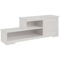 DOMUS Carol-Lowboard - 1-deur - Wit Grenen