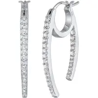 Elli Oorbellen 'Oval' zilver